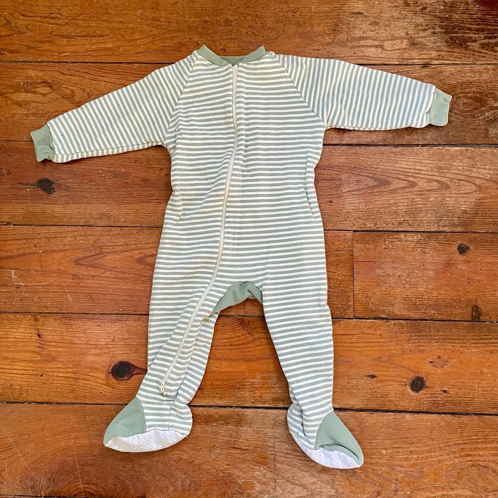 Castleware Baby Organic Cotton Fleece Footed Sleeper 6-12m